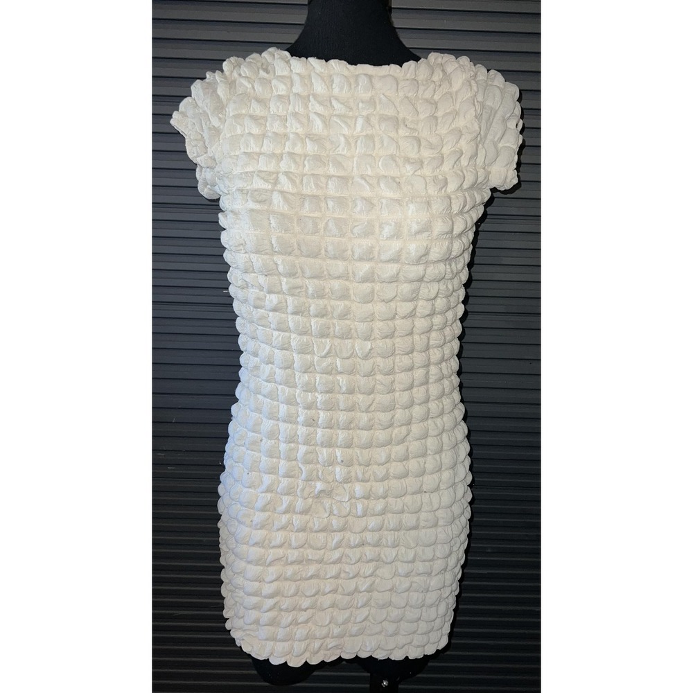 Princess Polly Mini Dress Womens US 6 AU 10 White Quilted Backless Bodycon Party
